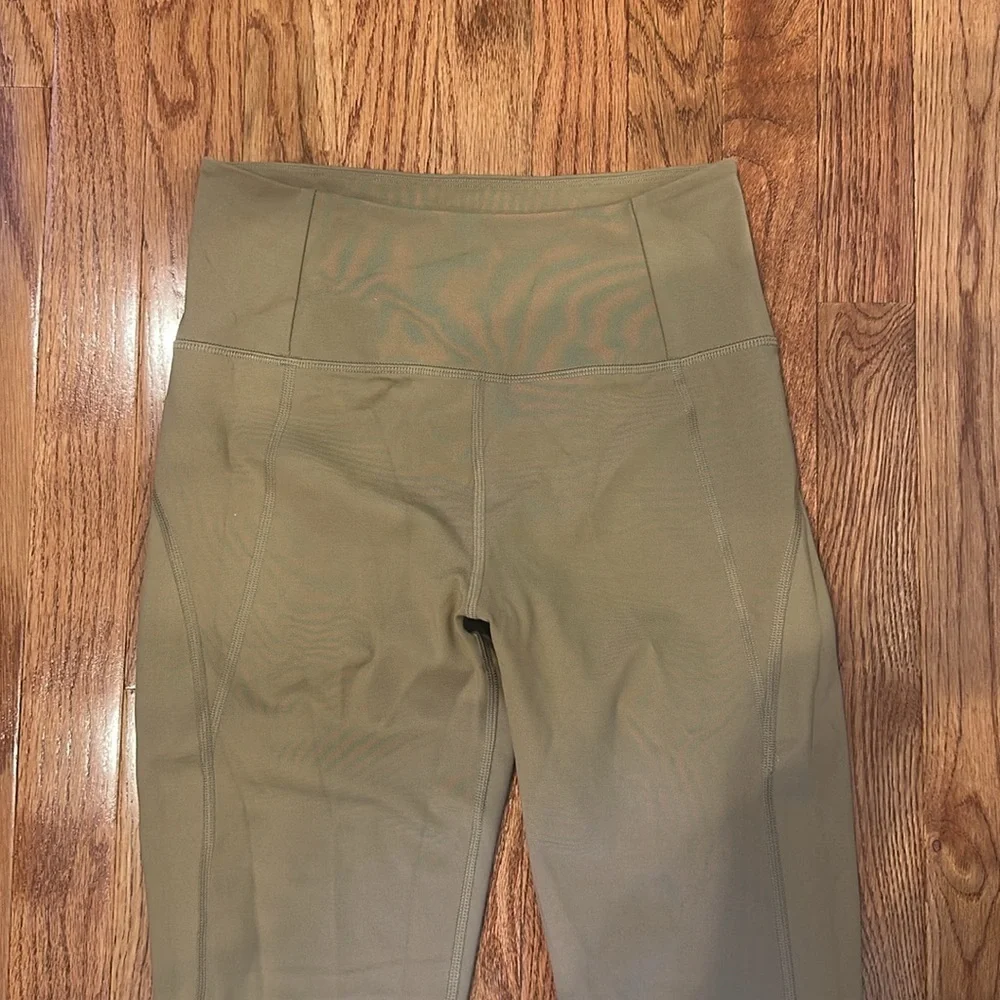 Girlfriend Collective High-Waisted Tan Leggings